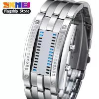 ราคา นาฬิกาแฟชั่นผู้ชาย, SKMEI, จอแสดงผล LED, นาฬิกาสร้างสรรค์, แบ็คไลท์, โลหะผสมเรืองแสง, กันน้ำ, นาฬิกาข้อมือดิจิตอล, 0926, Jam Tangan Pria (1732559780886971864)