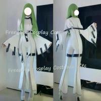 ราคา Anime CODE GEASS Lelouch of The Rebellion C.C. Cosplay Costume Wig Green Sexy White Slim-Fitting Onesie Women Carnival Party Sui (1733503990316107179)