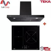ราคา (TEKA) เครื่องดูดควัน รุ่น LDH 90 TC BLACK + เตาไฟฟ้า INDUCTION รุ่น IBF63210 SSS BK (VI3) (1734366621003187420)