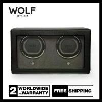 ราคา กล่องหมุนนาฬิกา WOLF1834 Cub Double Winder With Cover (Black) (1733605717280130850)