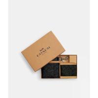 ราคา Coach CW344 Boxed 3-In-1 Wallet Gift Set In Signature Canvas (QBMI5) กระเป๋าสตางค์ผู้ชาย สี Qb/Charcoal/Black (1733339101265037001)