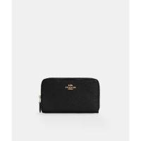 ราคา Coach C4124 Medium Id Zip Wallet (IMBLK) กระเป๋าสตางค์ผู้หญิง สี Im/Black (1733633987928032969)