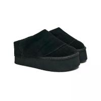 ราคา Rockfish รองเท้าเปิดส้น MAXI FOLDED MULE - BLACK (1734279188952614658)