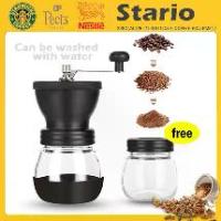 ราคา Stario เครื่องบดเมล็ดกาแฟ เครื่องบดกาแฟ Coffee Grinder แบบมือหมุน สแตนเลส - 0201032 (1733471550456956119)