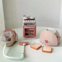 ราคา ชุดของเล่นเครื่องใช้ในครัวสำหรับเด็ก Props Brand Kids Pretend Play Small Household Appliances Toys Simulation Electric Washing Machine Coffee Maker Bread Toaster Water Dispenser (1733885387108288508)