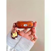ราคา Suitable for White Cat Head AirPods 4 Case Apple Bluetooth Earphone Case 2 Coffee Color 3rd Generation Cartoon Pro 2nd Generation (1733869110419228270)