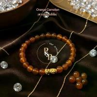 ราคา กำไลหินคาเนเลียนสีส้มแท้ ขนาด 6 มม. (Carnelian Orange) | ปี่เซียะทองคำ 99.9% | เสริมพลังใจ (1734116242189288879)