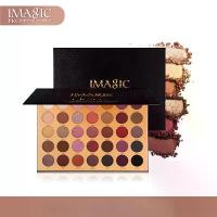 ราคา IMAGIC 35 Color Eyeshadow Palette Pearlescent Matte Polarized Earthy Orange Brown INS Eyeshadow Makeup (1733939007520736415)