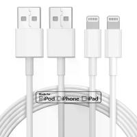 ราคา 2-Pack 10 Feet (Approx. 3m ) iPhone Charger, [Apple MFi Certified] Long iPhone Charger Cable 10 Feet (Approx. 3m ) Apple Lightning to USB Data Cable, 10 Feet (Approx. 3m ) Fast C (1733954837474150142)