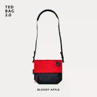 ราคา Ted bloody apple sling bag กระเป๋าสะพายข้างใบเล็ก รุ่นเท็ด สีแดงกรม (1734243125228701664)