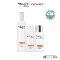 ราคา (ส่งฟรี) Aqua+ Series Skin Soothing Milky Wash 175 ml. & Cleansing Water 50 ml. & Toner 50 ml. (1734339717519672404)
