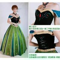 ราคา ชุดคอสเพลย์เจ้าหญิงแอนนาจาก Frozen, ชุดเดรสปักลายเจ้าหญิงแอนนา, คอสเพลย์อนิเมะ (1734375118630323353)