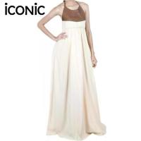ราคา iCONiC CREAM Eden Maxi dress #0083 ชุดเดรส ตกแต่งผ้าถัก ทรงยาว จั๊มเอว สีขาวครีม เดรสแฟชั่น เดรสออกงาน (1730992709198448800)