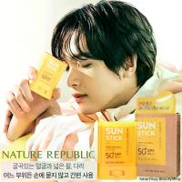 ราคา ผิวเรียบเนียน เบาและโปร่งใส Nature Republic California Aloe Fresh Powdery Sun Stick Spf50+ Pa++++ 24g, a Lightweight Sunscreen Stick That Protects the Face from the Sun and Nouri (1733884437751891642)