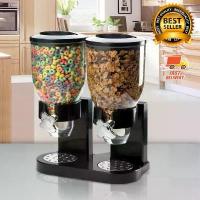 ราคา Double Cereal Dispenser เครื่องจ่ายซีเรียล โถจ่ายซีเรียล หัวคู่ 1602-121 (1733859533766362822)