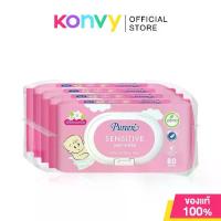 ราคา [TK ขายร้อน] Pureen Wet Wipe Sensitive [80 Sheets X 4Pcs] Pureen Baby Wipes Sensitive Formula (1733036056196711505)