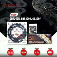 ราคา JOMTHAI ชุดเปลี่ยนโซ่-สเตอร์ Pro Series โซ่ X-ring สีเหล็กติดรถ และ สเตอร์สีดำ CBR250R CB300F CBR300R [14/38] น้ํามัน เครื่องมอเตอร์ไซค์ (1734339986023614184)