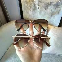 ราคา แว่นกันแดด GAMT 60mm. สีชา Vintage Clear Aviator Sunglasses Lens Designer Women Brown. (1734134639575402294)