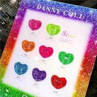 ราคา เซตยาทาเล็บเจลกากเพชรสีแฟลชแจ่ม เรนโบว์ นีออน (8 สี) แถมชาร์ต Danny Coll - N68 Rainbow Flash NT nail (1734035309233866480)