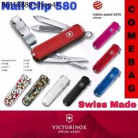 ราคา มีดพับVICTORINOXของแท้‼️ รุ่นNail Clip 580 ที่มีกรรไกรตัดเล็บในตัว 8 functions พกพาสะดวก SWISS MADE (1734171301676877639)