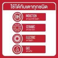 ราคา กระทะ กระทะเทฟล่อน กระทะTefal กระทะเคลือบกันติด กระทะทรงลึก กระทะไม่ใช้น้ำมัน กระทะ non sti frying panเคลือบTitanium Non-Sti Tefal Light & Clean ขนาด 26 ซ.ม. ลึก 7 ซม. กระทะ (1734197766200723077)