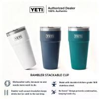 ราคา YETI Rambler 20 oz Tumbler แก้วเก็บความเย็น ของแท้100% (Yeti Cup, แก้วเยติ, กระบอกน้ำ) (1733375912389805814)