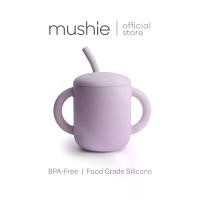 ราคา COD Mushie Silicone Training Cup + Straw ถ้วยหัดดื่มซิลิโคนพร้อมหลอดดูด (1733786773879686318)