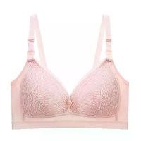 ราคา Lace Nursing Bra Fixed Cup Gather Anti-Sagging Pregnancy Maternity Breastfeeding Bra Pure Cotton Thin Style Bra (1733791633006822663)