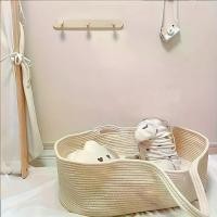 ราคา Korean Style Mommy Car Seat Cover, Mommy Bag, Foldable Storage Basket, Picnic Basket, Newborn Commemorative Photo Props, Large Capacity Miscellaneous Storage Basket, Souvenirs, C (1733644206446643148)