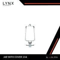 ราคา JJGLASS - (LYNX) JAR WITH COVER 104 โหลแก้ว แฮนด์เมด พร้อมฝาแก้ว เนื้อใส (1733058742417851707)