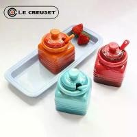 ราคา French LE CREUSET ceramic seasoning jar set with spoon (1734294684086076870)