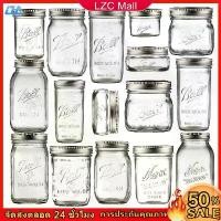 ราคา พร้อมส่งโหลแก้วmason jar Ball Mason American Mason Jar แก้ว Jar ปิดผนึกโปร่งใส Scale Jar Overnight Oatmeal Cup Milksha ขาย (1733816900727244429)