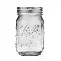 ราคา COD พร้อมส่งลูกปากมาตรฐาน 16 อ โหลแก้วmason jar Ball Mason 473ml American Mason Jar แก้ว Jar ปิดผนึกโปร่งใส Scale Jar Overnight Oatmeal Cup Milkshake DrinkTikTok (1732922963853805235)