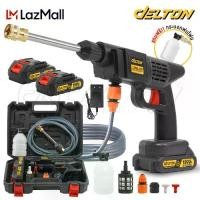 ราคา DELTON เครื่องฉีดน้ำแรงดันสูงไร้สาย 199V แบตเตอรี่ Lithium-ion อย่างดี 1ก้อน / 2ก้อน ปืนฉีดน้ำไร้สาย เครื่องล้างรถ ปืนฉีดน้ำแรงดันสูง เครื่องฉีดน้ำแรงดันสูง เครื่องฉีดน้ำไร้สาย C (1733901389722191291)