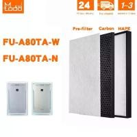 ราคา Mennlooo แผ่นกรองอากาศ กรองกลิ่น HEPA + Carbon Filter รุ่น FZ-A80SFE สำหรับ เครื่องฟอกอากาศ SHARP FU-A80TA (1734376645218108622)