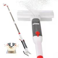 ราคา Window Cleaner with Front and Rear Cleaners + Expandable Sprayer - Window Vacuum Squeegee - Complete Kit for Glass, Windows and Mirrors, Quick Drying- Window Cleaner Tool - Car Window Cleaner Spray (1
