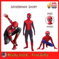 ราคา Decorseason Iron Spiderman Costume for Kids/Adults, baju spiderman costume baju spiderman kanak kanak Cosplay Superhero Suits Spider Man 3D Style (1733921234071880711)