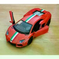 ราคา [เก็บเงินปลายทาง] โมเดลรถ L. Aventador LP700-4 พิมพ์ลาย Scale 1:38 มีลาน ไม่มีกล่อง รถสปอร์ต (1733877116792308869)
