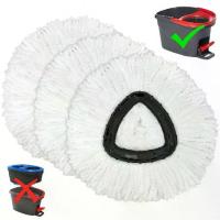 ราคา หัวม็อบ 3 แพ็ค สำหรับ O-Ceda EasyWrin Spin Mop รีฟิล ระบบ 1 ถังเท่านั้น ทำความสะอาดง่าย เปลี่ยนไมโครไฟเบอร์ (1732554118747817264)