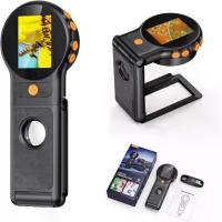 ราคา 500X Digital Microscope Foldable Magnifying Glass 2.8” with 8 Leds for Electronics Repair (1734379018805413577)