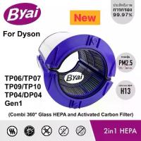 ราคา ไส้กรองเครื่องฟอกอากาศ for Dyson Purifier Cool TP07/TP09/TP10/TP04/DP04/TP06/Gen1 (Combi 360° Glass HEPA and Carbon (1734376688539961105)