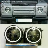 ราคา ไฟหน้า Led ขนาด 7 นิ้ว สำหรับแลนด์โรเวอร์ และรถวินเทจ/Led headlight inch for Land Rover all model (1733520972621251743)