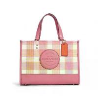 ราคา กระเป๋าสะพายข้าง COACH C8201 DEMPSEY CARRYALL WITH GARDEN PLAID PRINT AND COACH PATCH (IMTVT) (1733780979213961019)