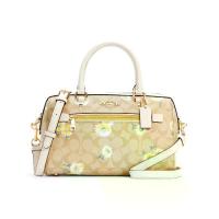 ราคา COACH C2849 ROWAN SATCHEL IN SIGNATURE CANVAS WITH DAISY PRINT (IMOTV) (1733780925276391227)