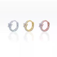 ราคา Piercingroom by Jay CZ Gems Flower Huggie Hoop ห่วงเพชรดอกไม้ เงินแท้ (ราคาต่อชิ้น) (1731238074386843570)