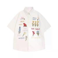ราคา เสื้อเชิ้ตแขนสั้นงานปักพรีเมียม Premium Flower Korea Shirt ผ้า ไทย ใส่ ออก งาน เสื้อสงกรานต์ ผู้หญิง zella เชิ๊ต เชิ้ต ครอป คอปาด ฮาวาย (1733344895317345362)