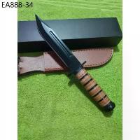 ราคา อุปกรณ์พกพาเดินป่ามีดพก มีดเดินป่า KA-BAR KNIVES (USMC)พร้อมชองหนัง มีดพกเดินป่า (1734037509547001788)