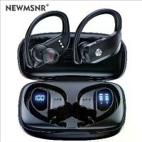 ราคา (New) newmsnr Wireless Ear Hook Headphones Bluetooth with Microphone Battery HiFi Super Bass Waterproof IPX5 Bluetooth 5.0 Headphones for Samsung / Xiaomi / Huawei / Oppo / Vivo etc. (1733922852742661