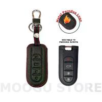 ราคา MOOGU Perodua Bezza / Aruz / MYVI Keyless Remote Car Key Genuine Leather Protection Key Cover with hook (1734312467672564927)