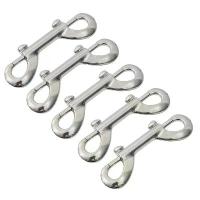 ราคา 5PCS Scuba Diving Double End Bolt Snap Hook คลิป316สแตนเลส Eye Bolt Snap Hook Quick Draw Link Carabiner เรือฮาร์ดแวร์ (1734037901045892944)